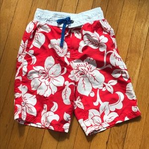 Boys Johnnie B bathing suit Hawaiian print